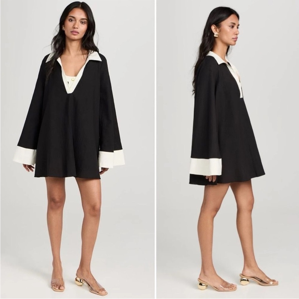 Caroline Constas Aledia Coverup Linen Size Small